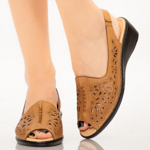 Sandale dama Goni camel
