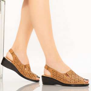 Sandale dama Gosa camel