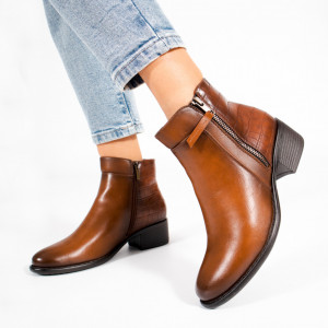 Botine Imblanite AYS Camel