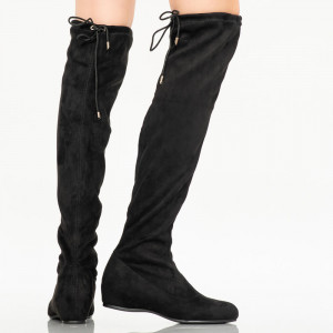 Cizme dama Deco negre