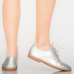 Pantofi casual Burn argintii