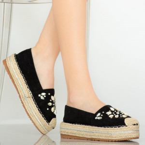 Pantofi casual Calla negri