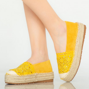 Pantofi casual Mondy galbeni