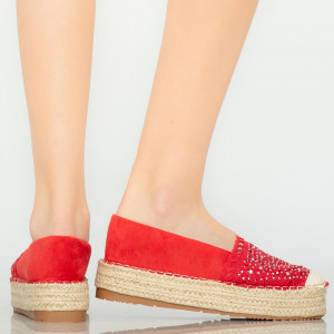 Pantofi casual Mondy rosii