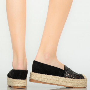 Pantofi casual Remy negri