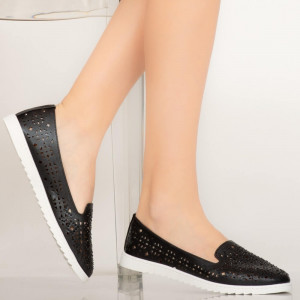 Pantofi casual Vela negri