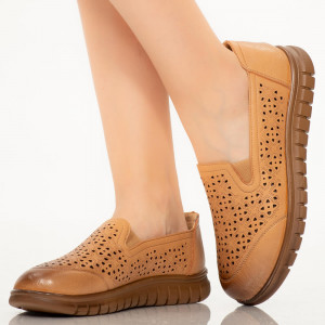 Pantofi dama Leme camel