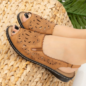 Sandale dama Biru camel