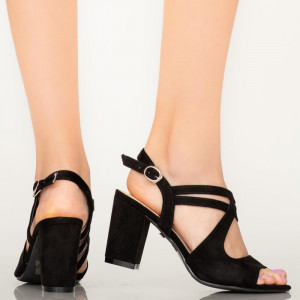 Sandale dama Fitz negre