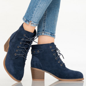 Botine dama Boya albastre