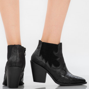 Botine dama Levy negre