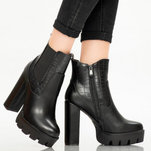 Botine dama Pay black