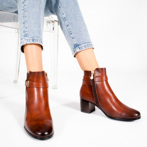 Botine Imblanite EIS Bordo