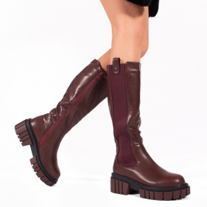 Cizme Imblanite ALT Bordo