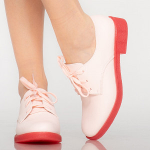 Pantofi casual Arbo roz