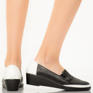 Pantofi dama Cosa albi