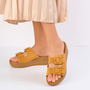 Papuci Dama NERI Camel