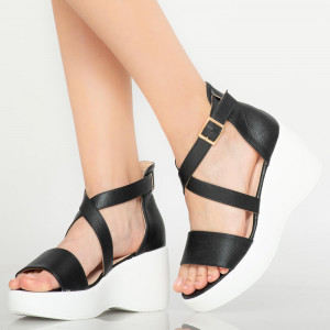 Platforme dama Derry negre