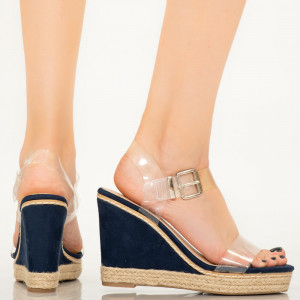 Platforme dama Jone albastre