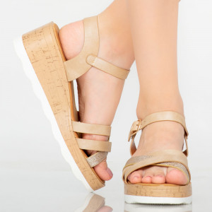 Platforme dama Tawo bej