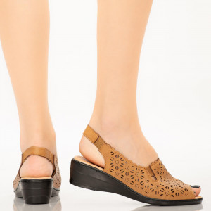 Sandale dama Gosa camel