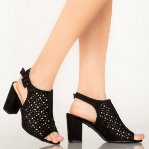 Sandale dama Hefe negre