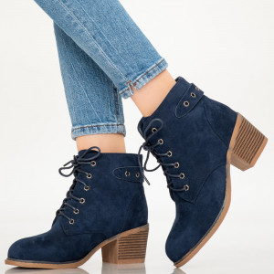 Botine dama Boya albastre