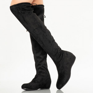 Cizme dama Deco negre
