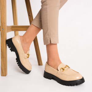 Pantofi Casual LUO Bej