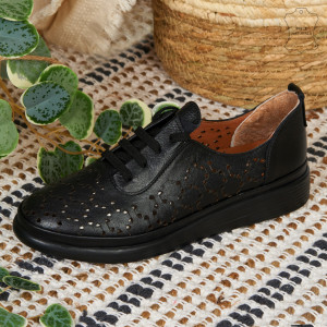 Adidasi Piele Naturala ELY Negri