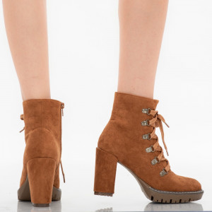 Botine dama Elin camel