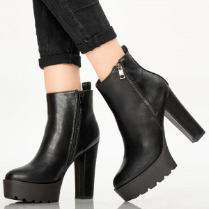 Botine dama Nox negre