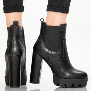 Botine dama Pay black