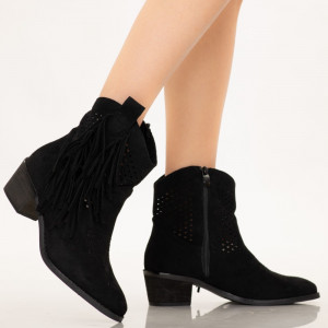 Botine dama Viana negre