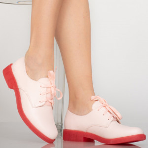 Pantofi casual Arbo roz