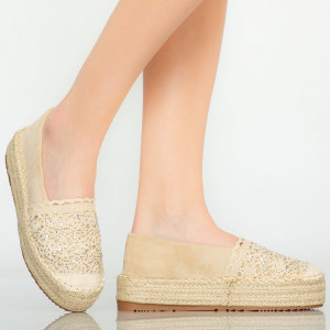 Pantofi casual Mondy bej