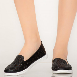 Pantofi casual Vela negri