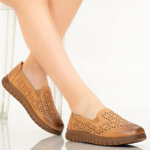 Pantofi dama Leme camel