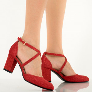 Pantofi dama Rama rosii