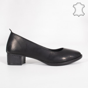 Pantofi Piele Naturala DOL Negri