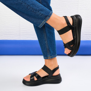 Platforme Dama DORA Negre