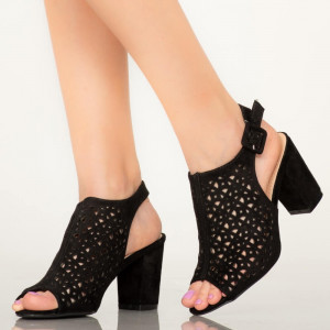 Sandale dama Hefe negre