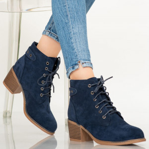 Botine dama Boya albastre