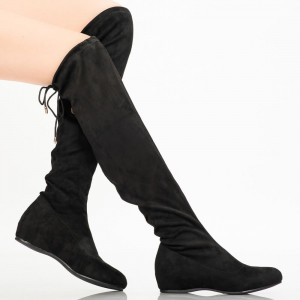 Cizme dama Deco negre