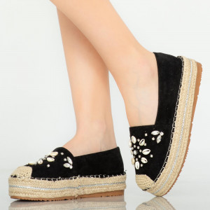 Pantofi casual Calla negri