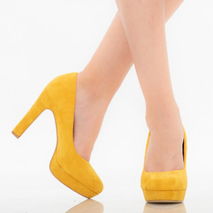 Pantofi dama Shamia galbeni