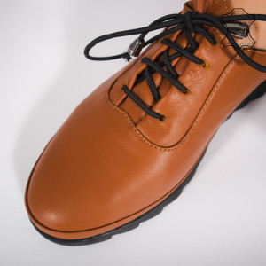 Pantofi Piele Naturala LUVE Camel