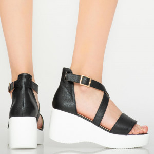 Platforme dama Derry negre