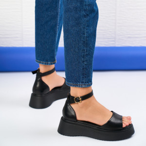 Platforme Dama INA Negre