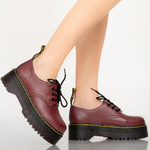 Platforme dama Sady bordo